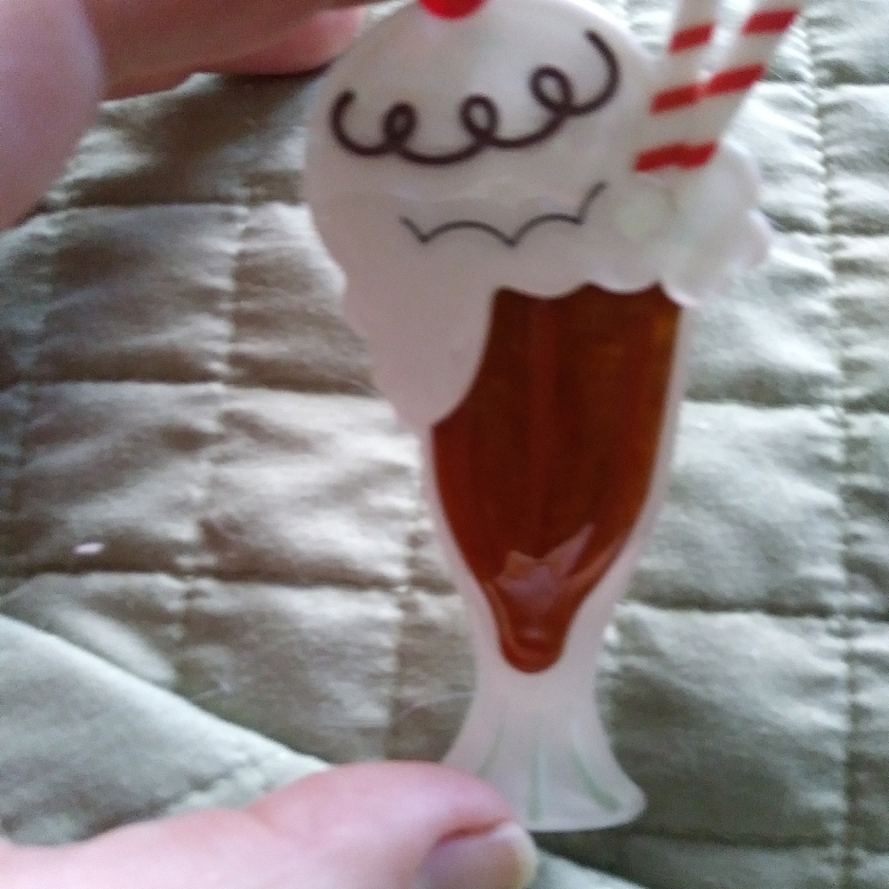 Rootbeer/ Chocolate Soda Brooch ' NIB '